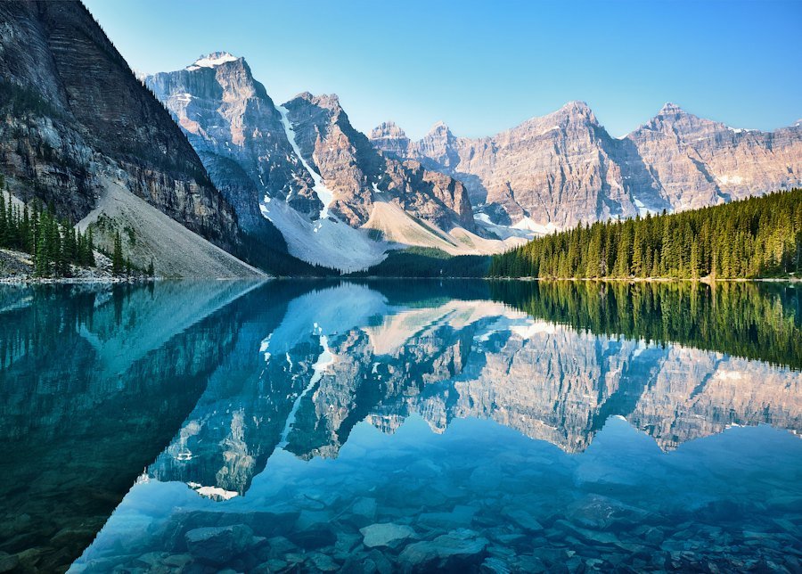 Canada mountain lakes