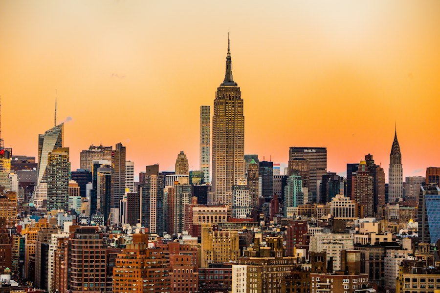 New York City skyline representing USA visit visas